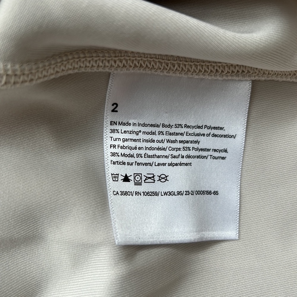 Softstreme Perfectly Oversized Cropped Crew In White Opal - Picture 6 of 7